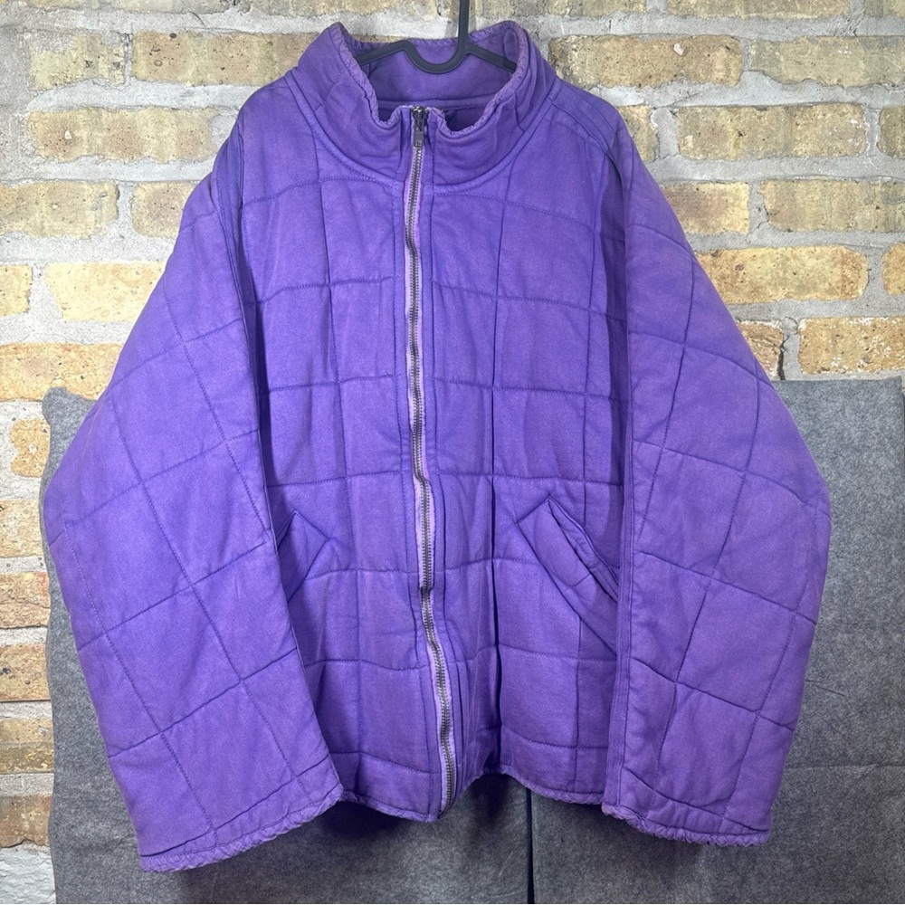 Purple Quilted Women's Jacket